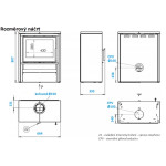 Krbová kamna ABX Toledo exklusive, Mastek